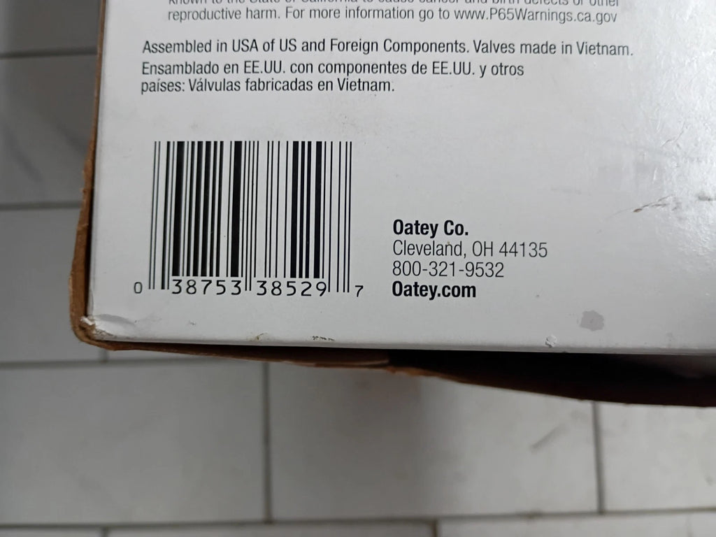 (2 Pack) Oatey 38529 Washing Machine Center Drain Outlet Box With Swt Valves OB