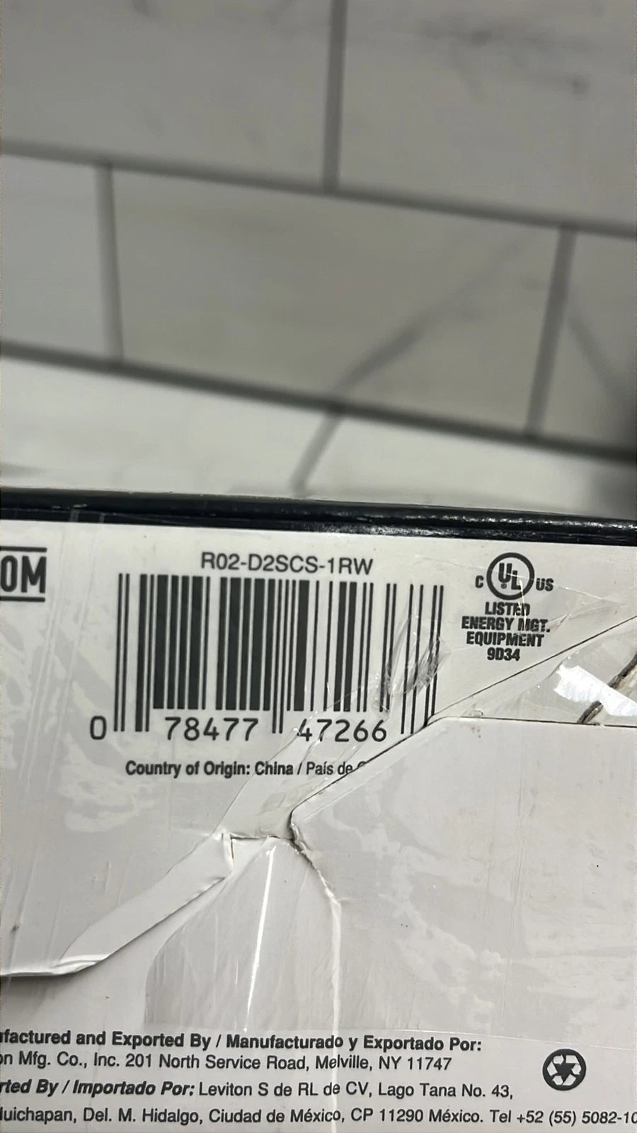 Leviton Decora Smart D2SCS-1RW Scene Controller Switch 2nd Gen open box