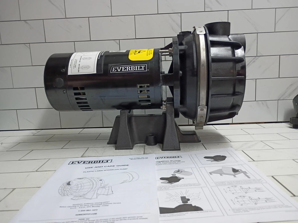 Everbilt HDLS15P, Lawn Irrigation Pump Plastic 1-1/2HP OPEN BOX READ DISCRIPTION