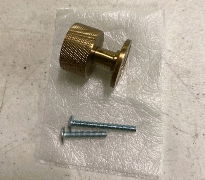 10pk Amerock BP37632CZ Balata Knurled Cabinet Knob, 1-1/8", Champagne Bronze New