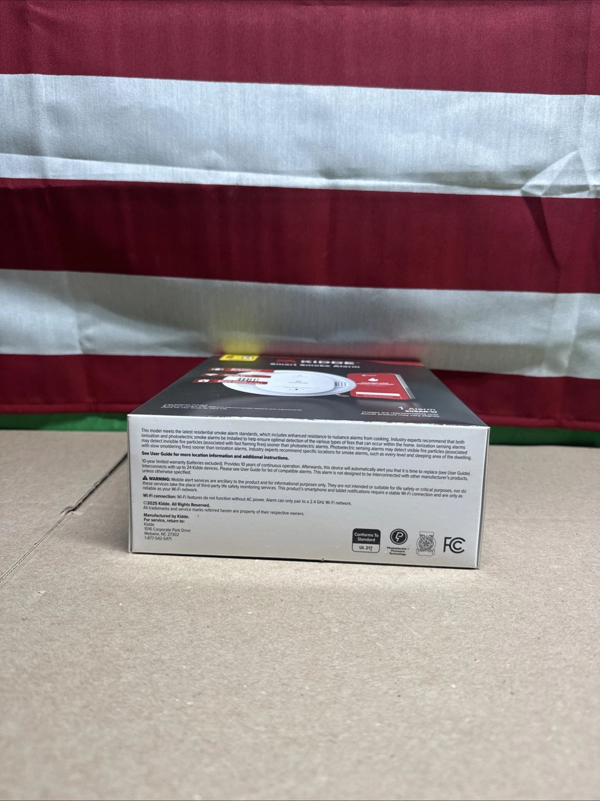 BRAND NEW Kidde Smart Smoke Alarm Detector WIRED Model 20SAR-W Wi-Fi