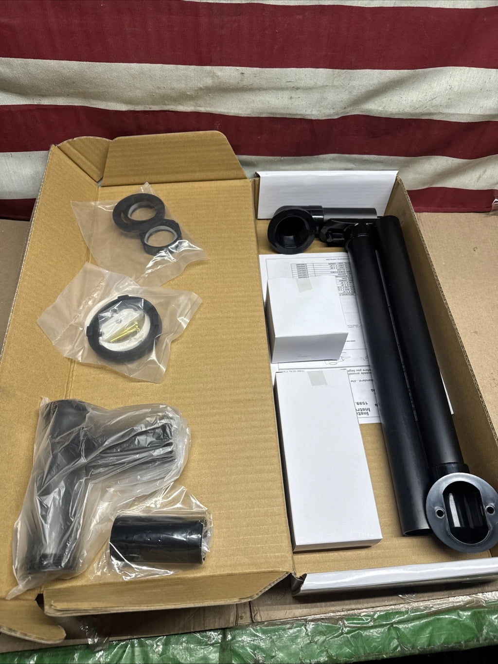 American Standard 553-243 EverClean Whirlpool Tub Drain Kit White