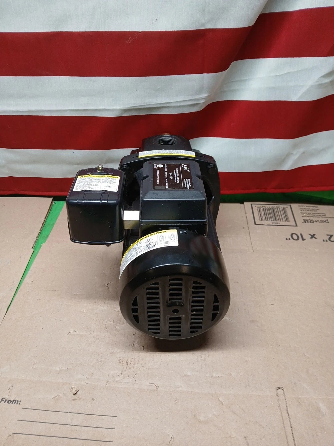 LEO 3/4 HP 115/230-Volt Cast Iron Convertible Jet Pump CJE075
