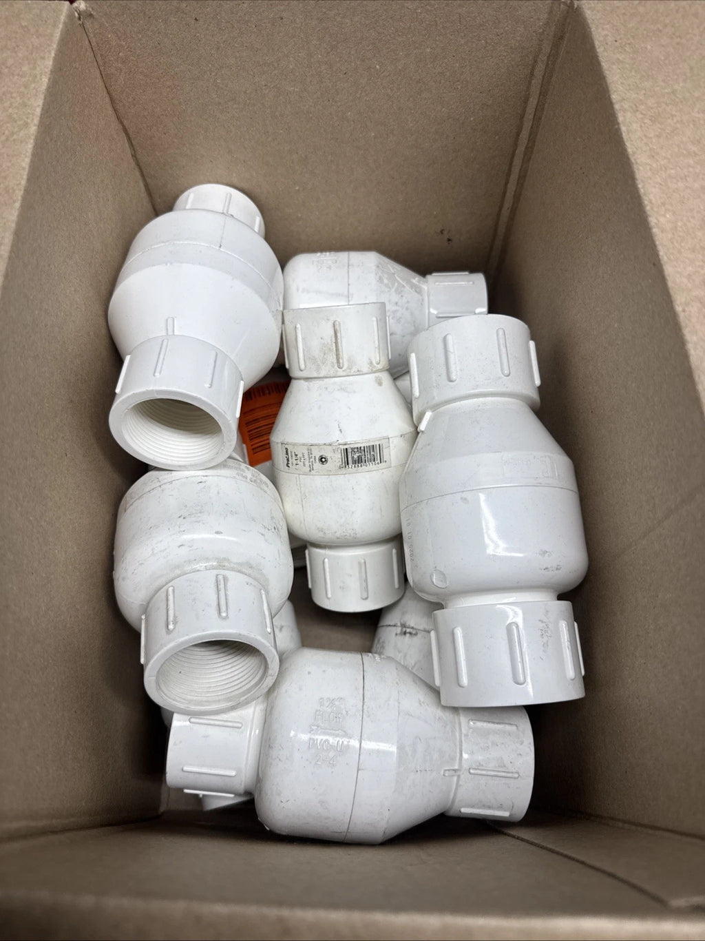 Lot Of 10 Check Valve PVC 1-1/4" 123122