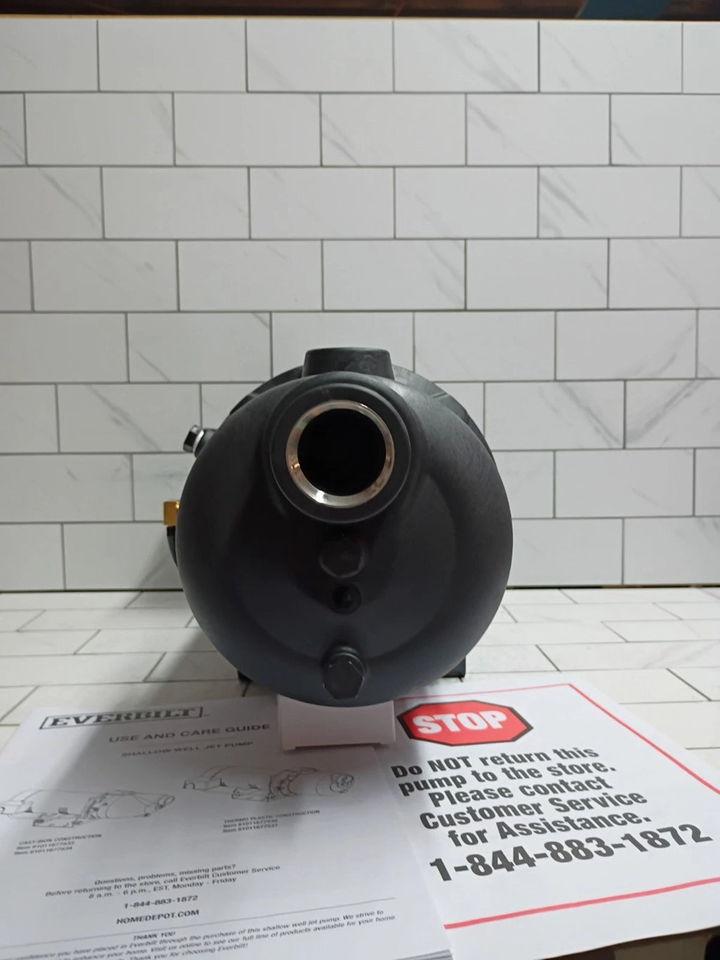 Everbilt Shallow Well Jet Pump Plastic 3/4HP HDSWJ7P New Open Box