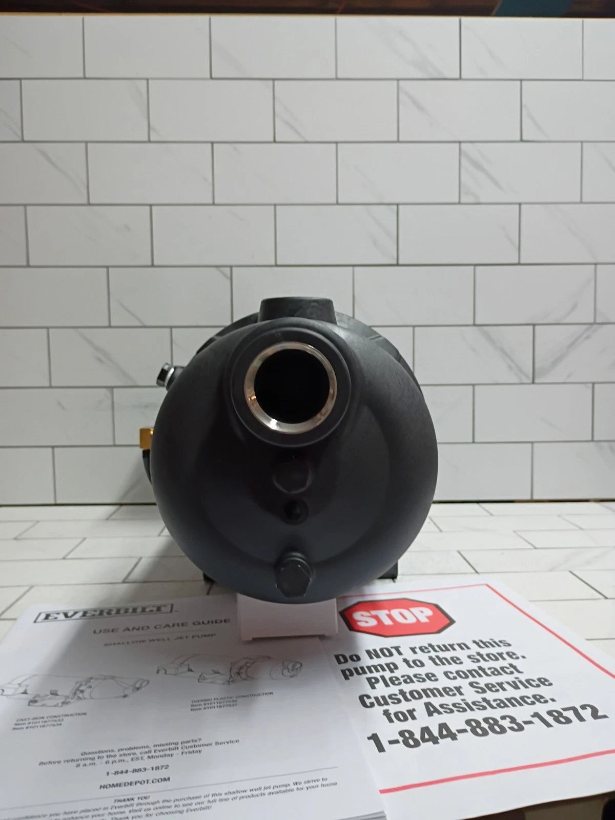 Everbilt Shallow Well Jet Pump Plastic 3/4HP HDSWJ7P New Open Box
