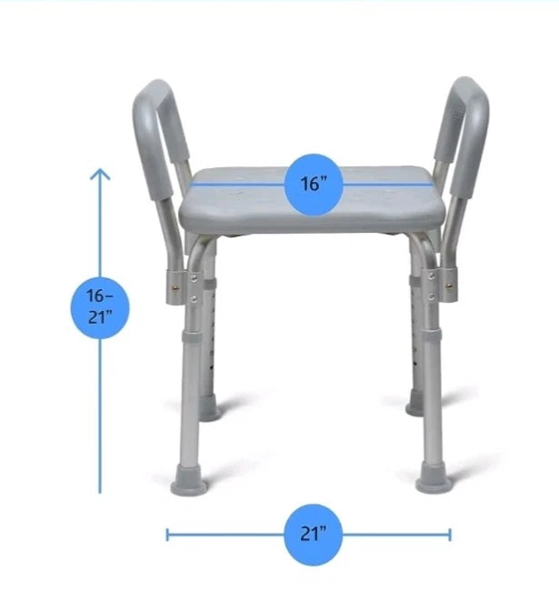 Guardian Medline Bath Chair With Arms (Without Back) G2-200KHX1 Open Box