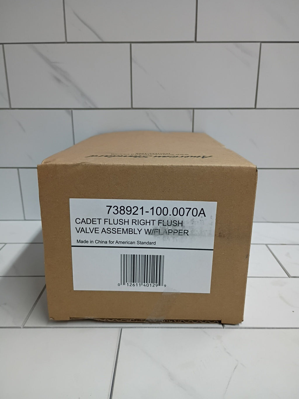 American Standard 738921-100.0070A Flush Valve, Cadet 3, White W/Flapper New