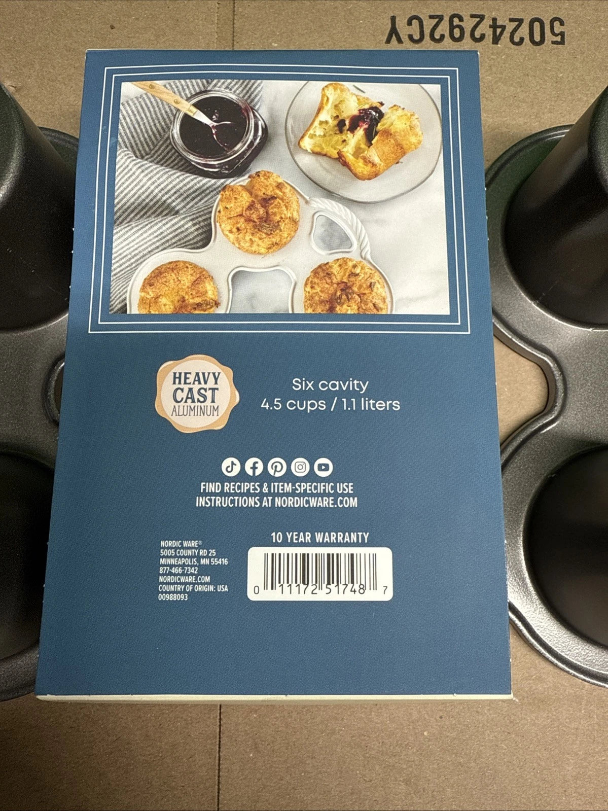Nordic Ware Grand Popover Pan