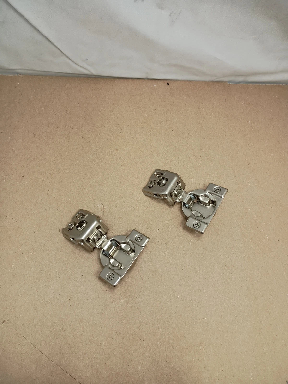 Lot Of 16 | Amerock 2-Pack Nickel 1 1/4 inch 32mm Overlay Face Frame