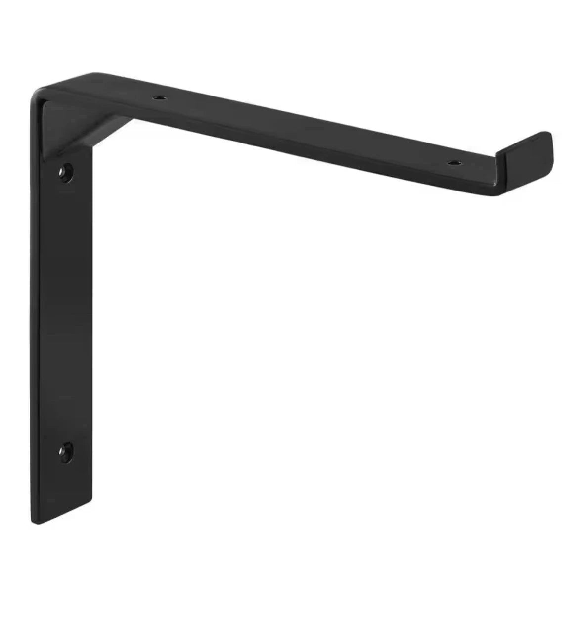6-Pack Everbilt 10 in. Black Deco L Steel Bracket