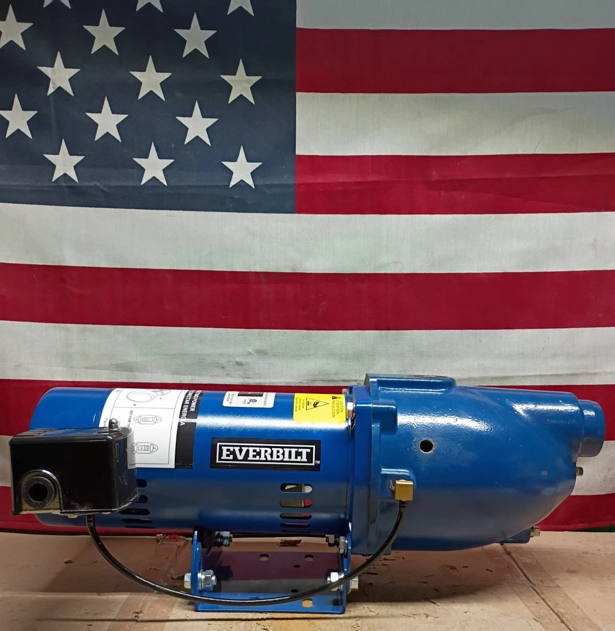 Everbilt 3/4 HP Cast Iron Shallow Well Jet Pump HDSWJ7 as is, For Parts