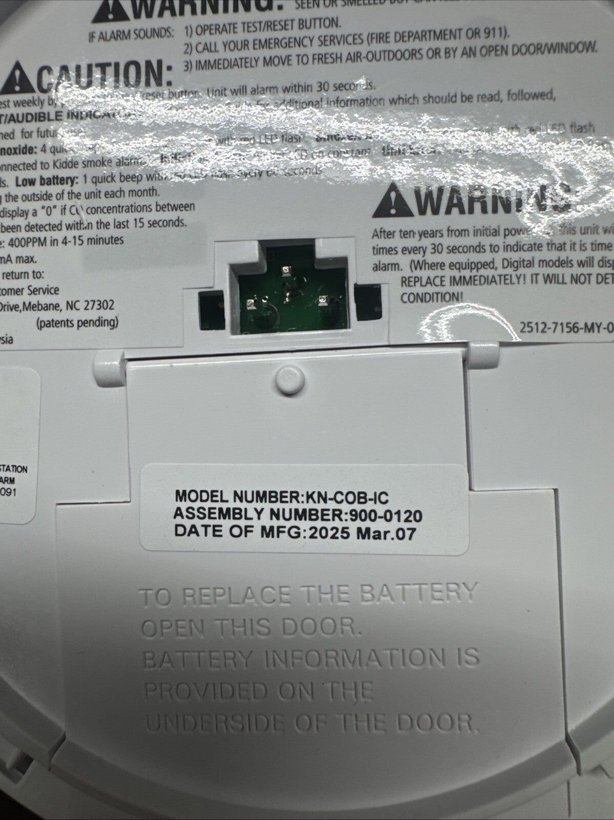 2PK KiddeFireX Hardwired Carbon Monoxide Detector w/ LED Light, Interconnectable