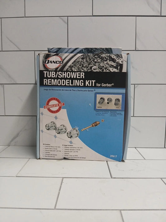Danco 39617 Tub/Shower Remodeling Kit for Gerber - CHROME NEW Open Box