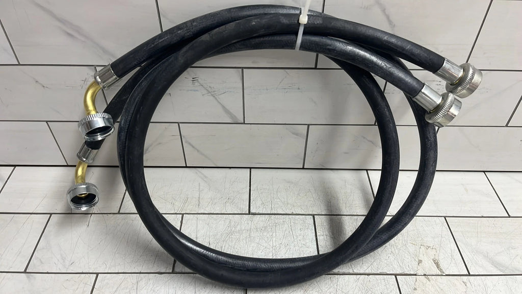 4 assorted rubber washing machine hoses sets 4-5’ length new open box