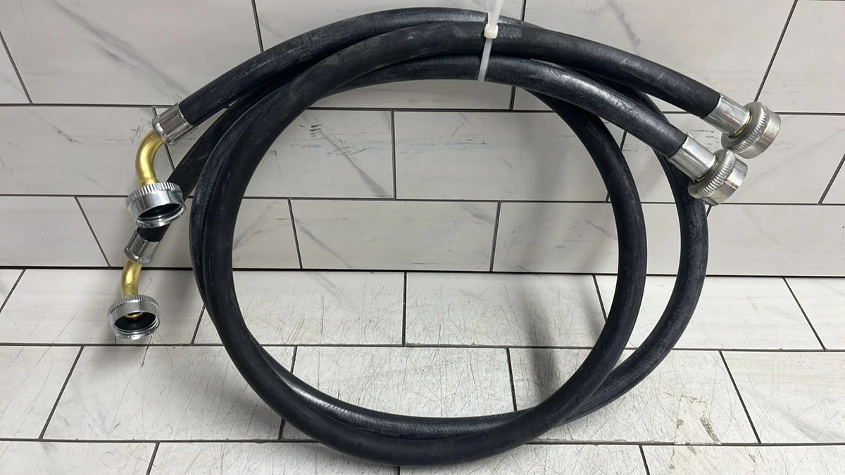 4 assorted rubber washing machine hoses sets 4-5’ length new open box