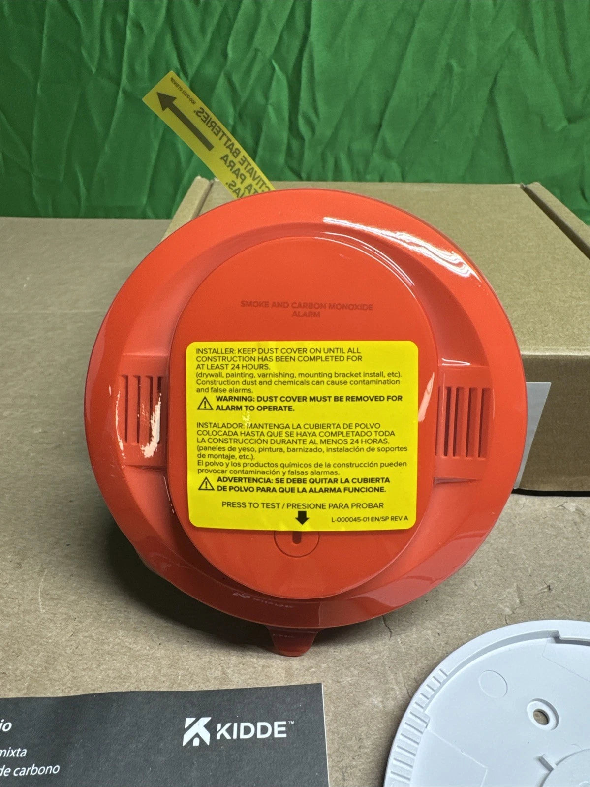 Kidde Smoke & Carbon Monoxide Detector, AA Battery Powered, LED Warning Light.