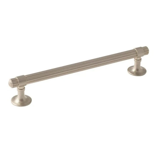 Amerock Sea Grass 6-5/16" (160 mm) C-to-C Satin Nickel Cabinet Drawer Pull