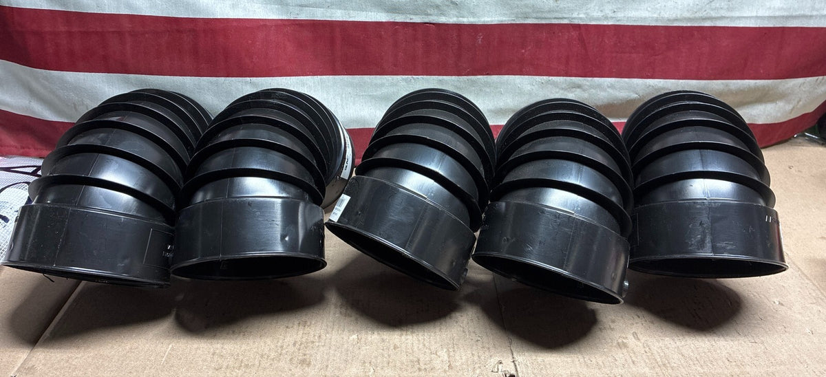 5-PK ADS 0490AA Black Polyethylene Underground Rated 90 Deg. Elbow 4x4