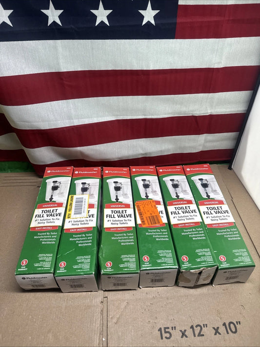 *6* PACK Fluidmaster 400A Universal Toilet Fill Valve
