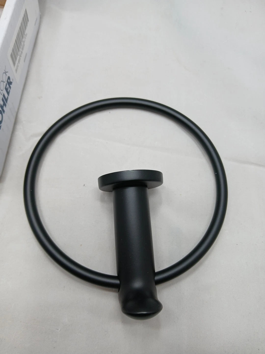 Kohler Kumin Towel Ring, Matte Black Open Box