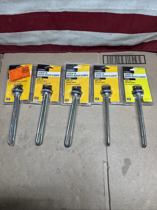 5- Pack Everbilt HWD Water Heater Element 2000W 120V EBSE-2000-120
