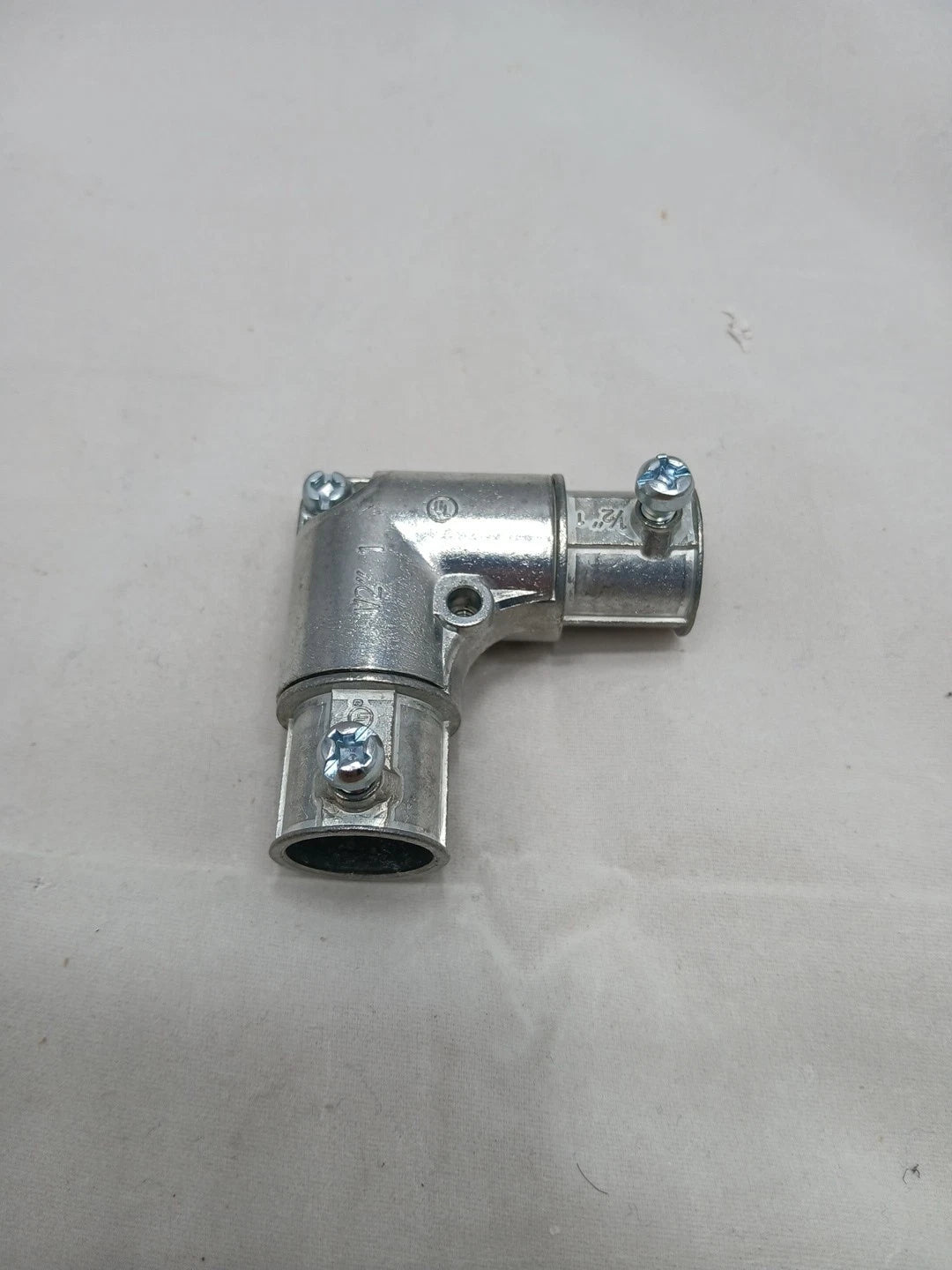 (10 pc lot) 90 Degree Inside Corner EMT Pull Elbow 1/2” Silver