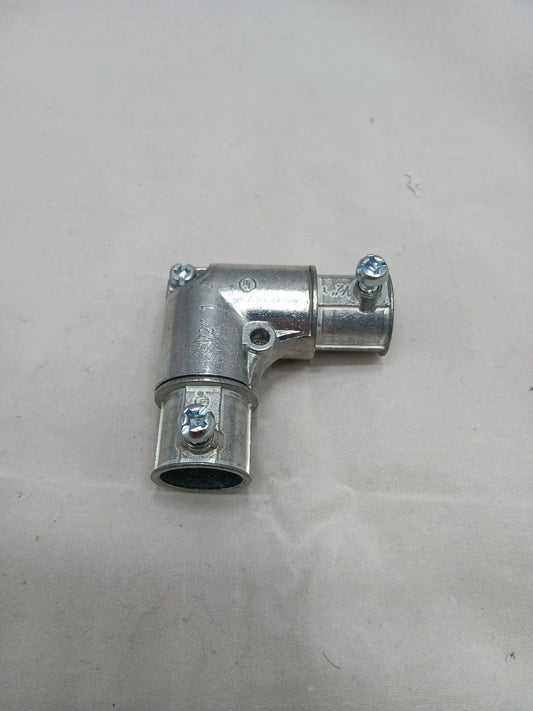 (10 pc lot) 90 Degree Inside Corner EMT Pull Elbow 1/2” Silver