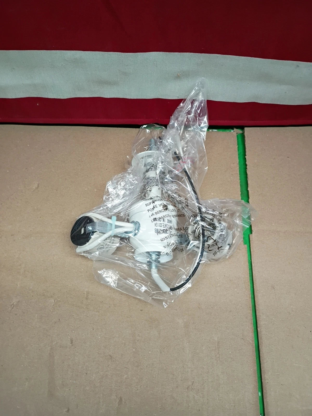 Trinity Collection 2-Light Unfinished Ceiling Fan Light Kit