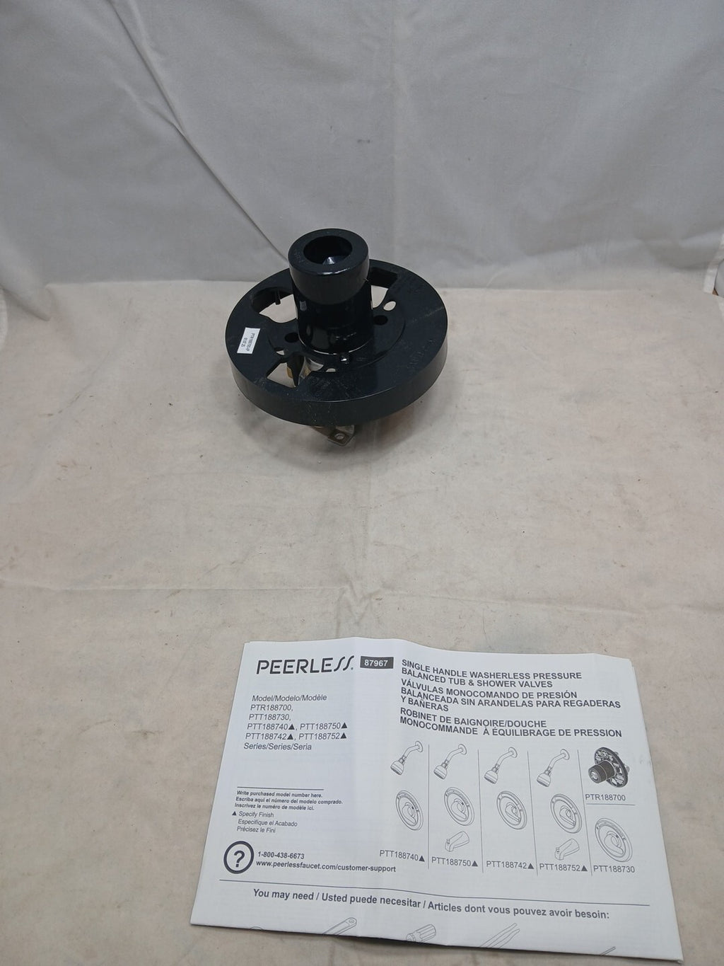 Peerless Pressure Balance Valve and Cartridge PTR188700-IP
