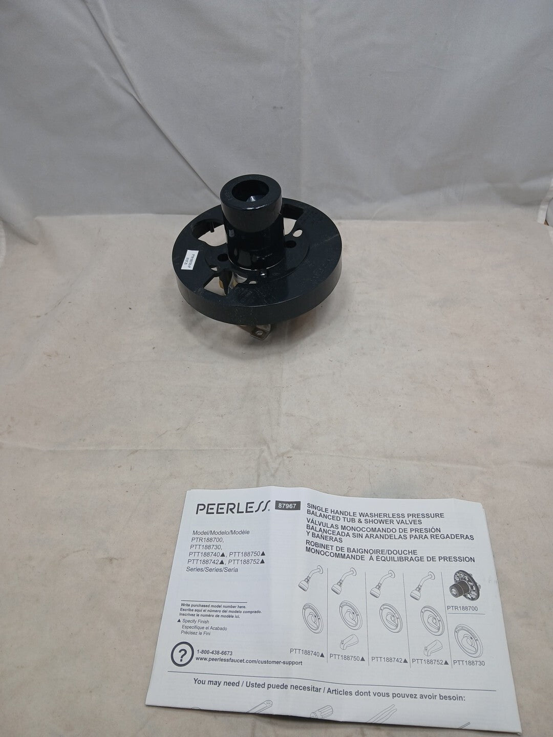 Peerless Pressure Balance Valve and Cartridge PTR188700-IP