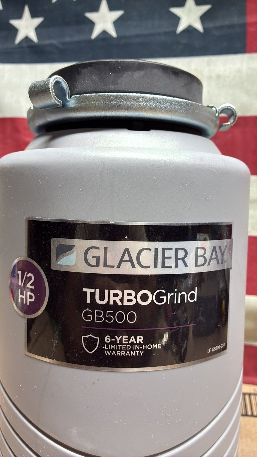 Glacier Bay GB500 Turbo Grind 1/2hp Garbage Disposal Open Box *Read description*