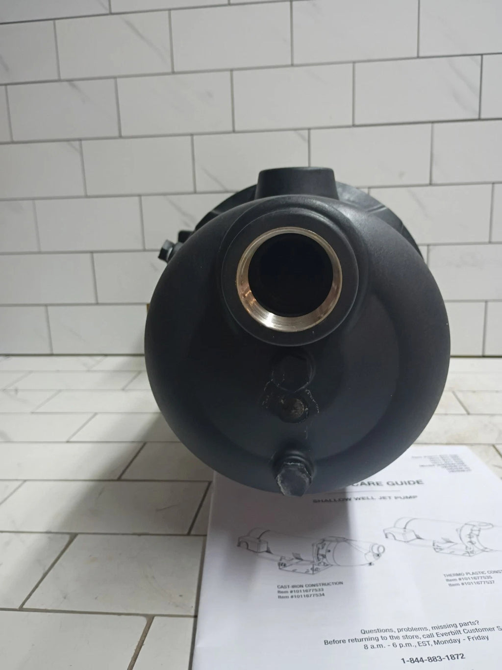 Everbilt HDSWH5P 1/2 HP Plastic Shallow Well Jet Pump New Open Box