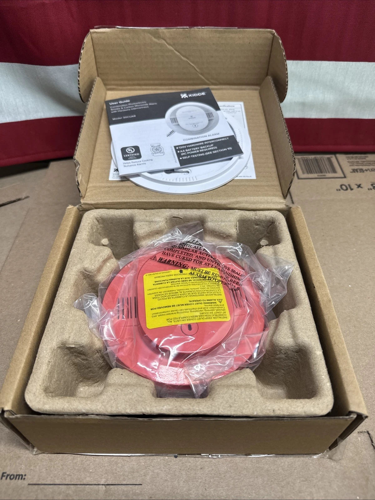 Kidde. Smoke & CO Detector, Battery Backup, LED, Interconnectable (30CUAR)