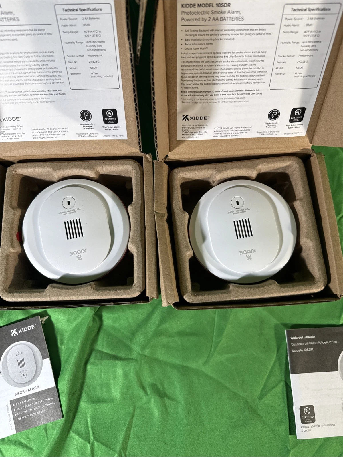 Kidde Smoke Detector, 4-Inch Compact, AA Battery Powered, 10SDR