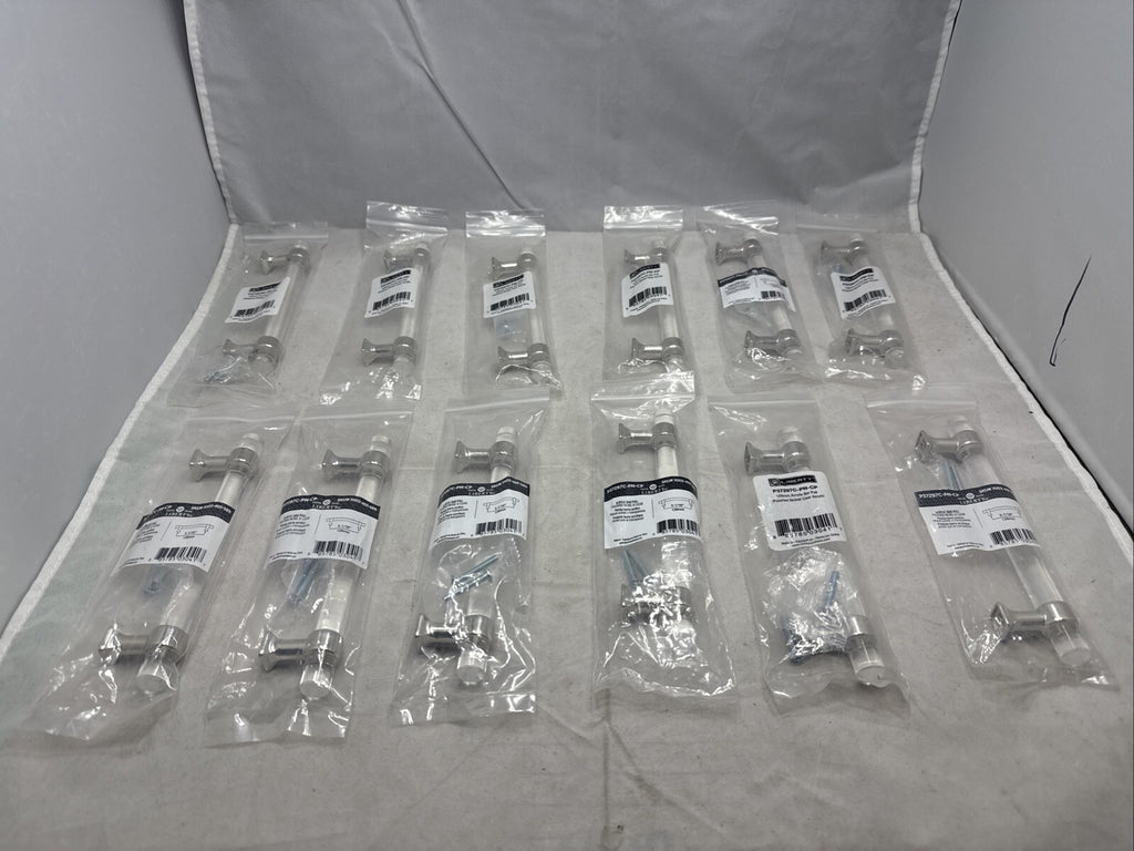 12-PACK Liberty 5-1/16 in Acrylic Polished Nickel & Clear Cabinet Drawer Pull...