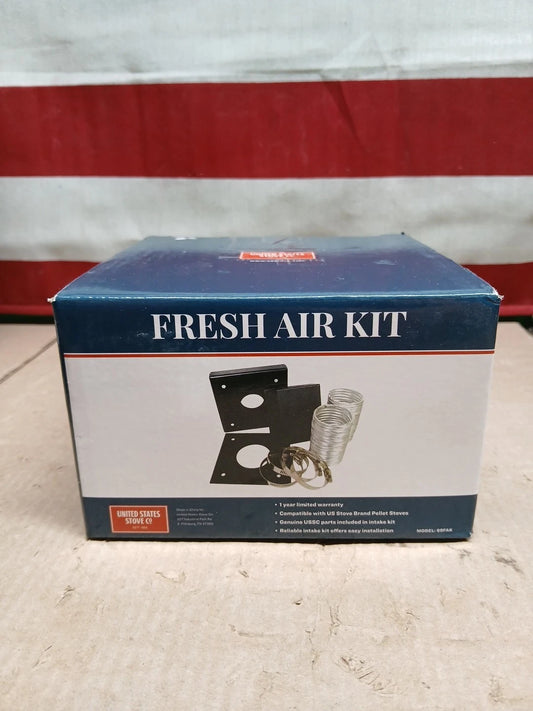 Us Stove 69Fak Fresh Air Intake Kit For Mobile Home Pellet Wood Stoves