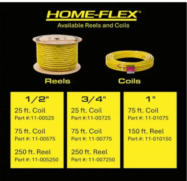 1/2 in. CSST x 25 ft. Corrugated Stainless Steel Tubing and 1/2 in. CSST....