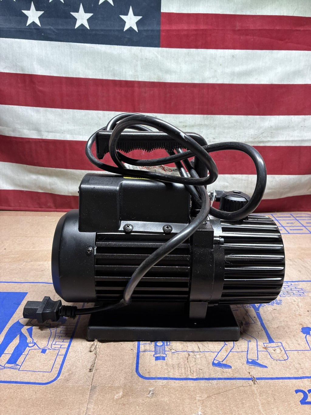 MASTERCOOL Black Series 90063-2V-110-BL 3CFM Vacuum Pump *READ DESCRIPTION*