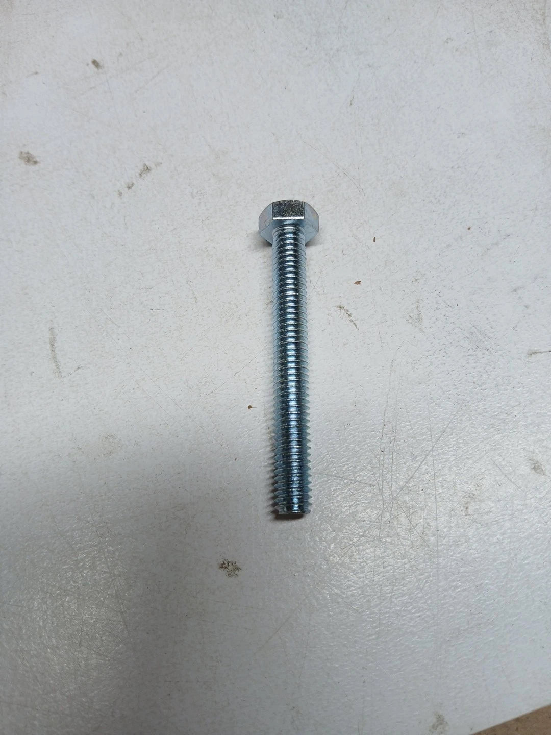 5/16"-18 x 2-1/2" Zinc Plated Steel Coarse Full Thread Hex Head Tap Bolts