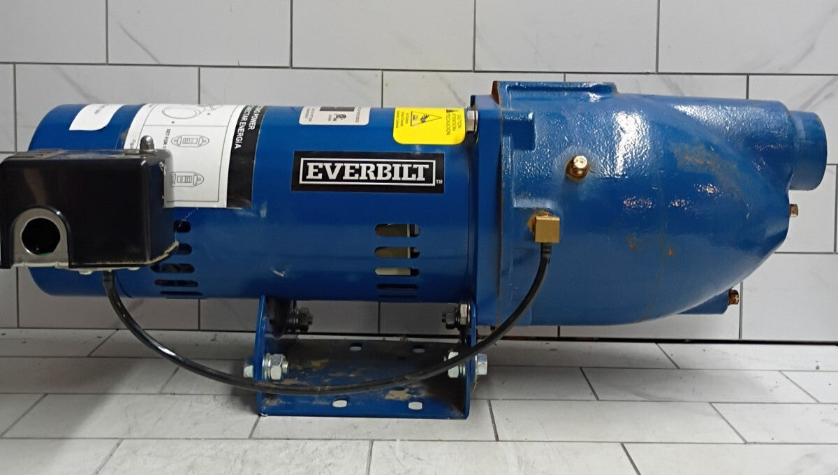 Everbilt 3/4 HP Cast Iron Shallow Well Jet Pump HDSWJ7 as is, For Parts