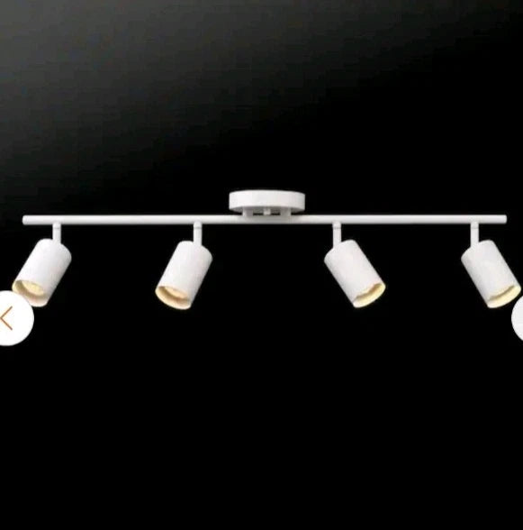 Globe Electric 59740 Tribeca 4 Light 56" Linear Track Lighting Kit Matte White