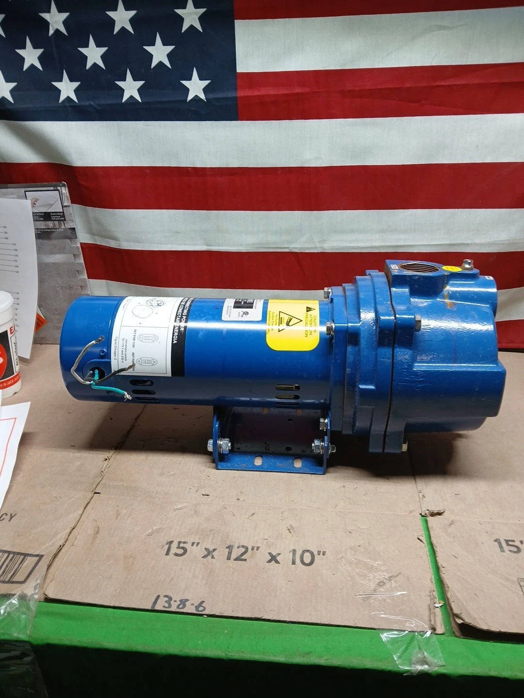 Everbilt 1-1/2 HP Cast Iron Lawn Irrigation Pump 115 /230 Dual Voltage FOR PARTS