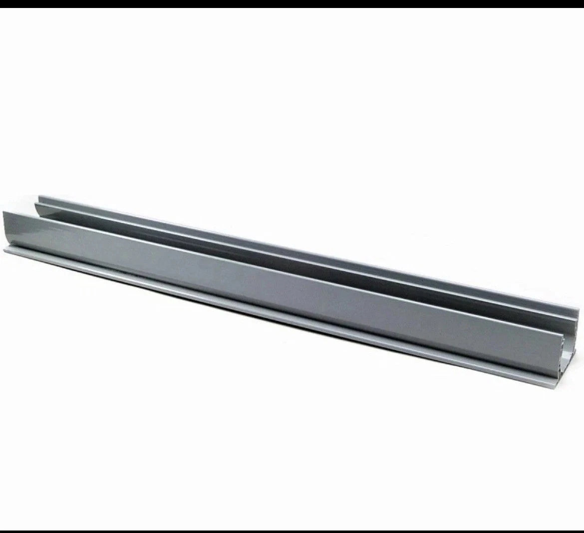 6-PK NDS 400 - 4 in. x 4 ft. PVC Speed-D Channel Drain, Gray open box