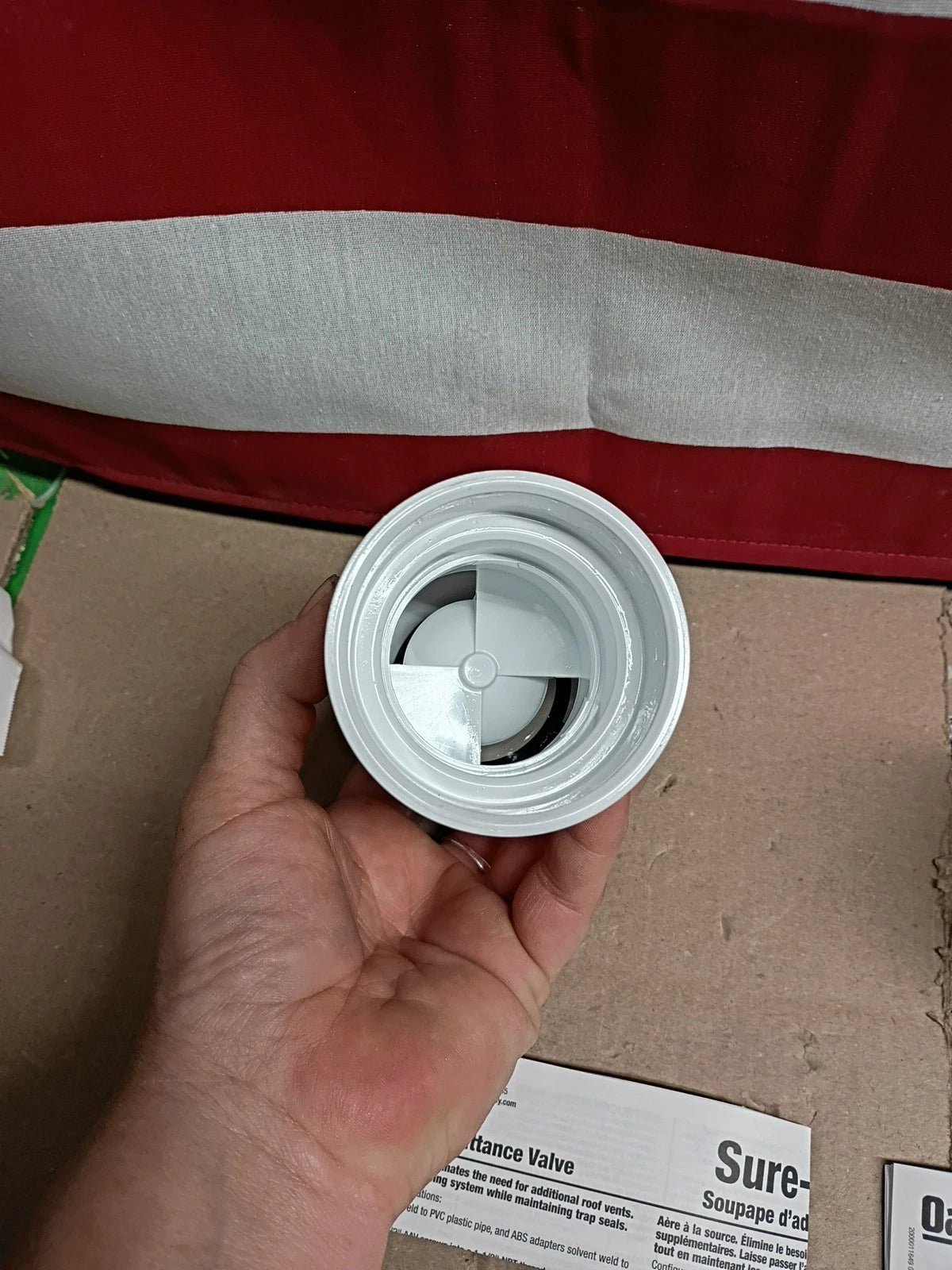 2pk Oatey Sure-Vent 39016 AA Valve fits 1-1/2 in x 2 in PVC Pipe ..