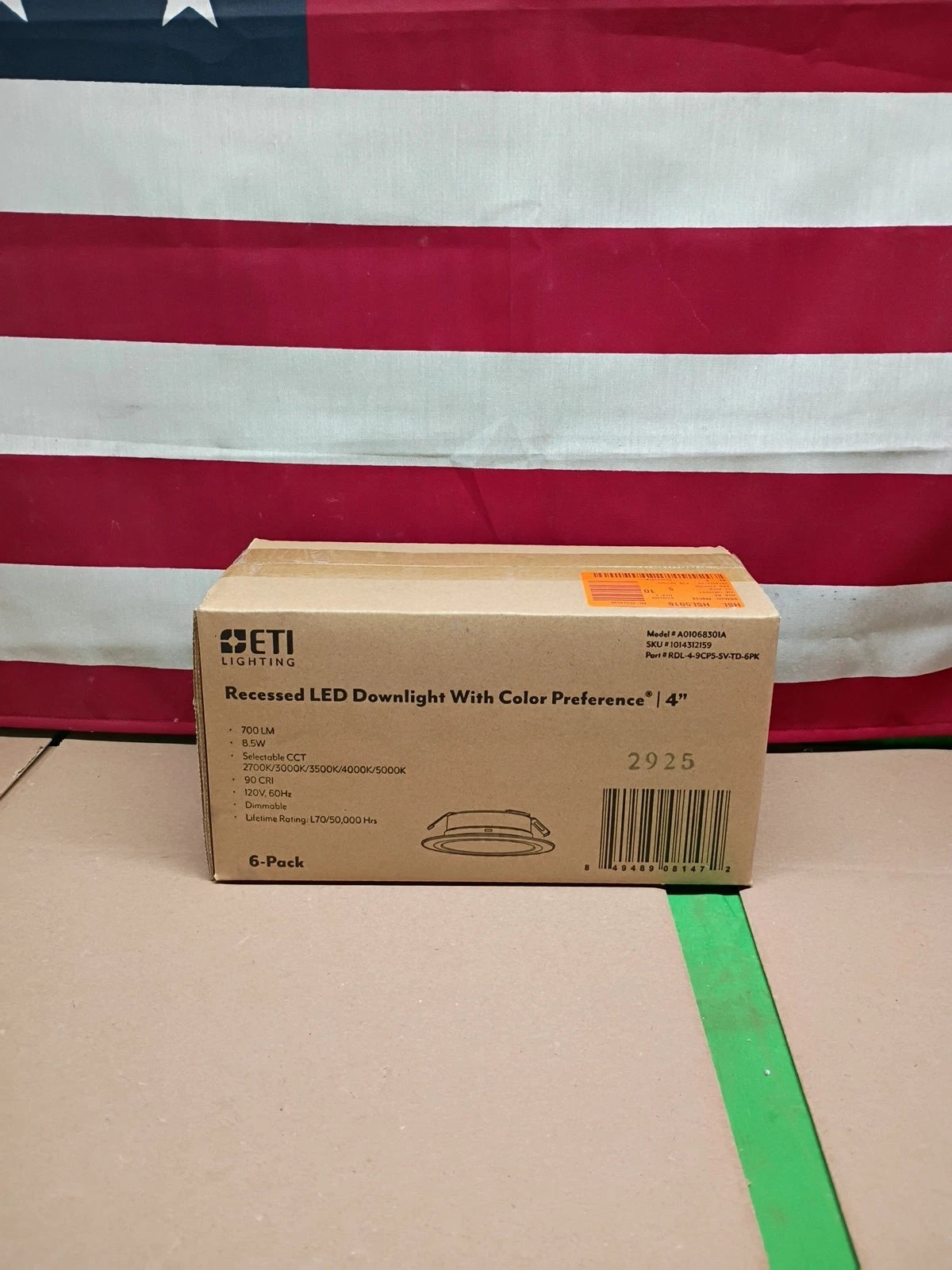 6 Pack ProGrade Series 4 in. Integrated LED Recessed Retrofit Light, New.