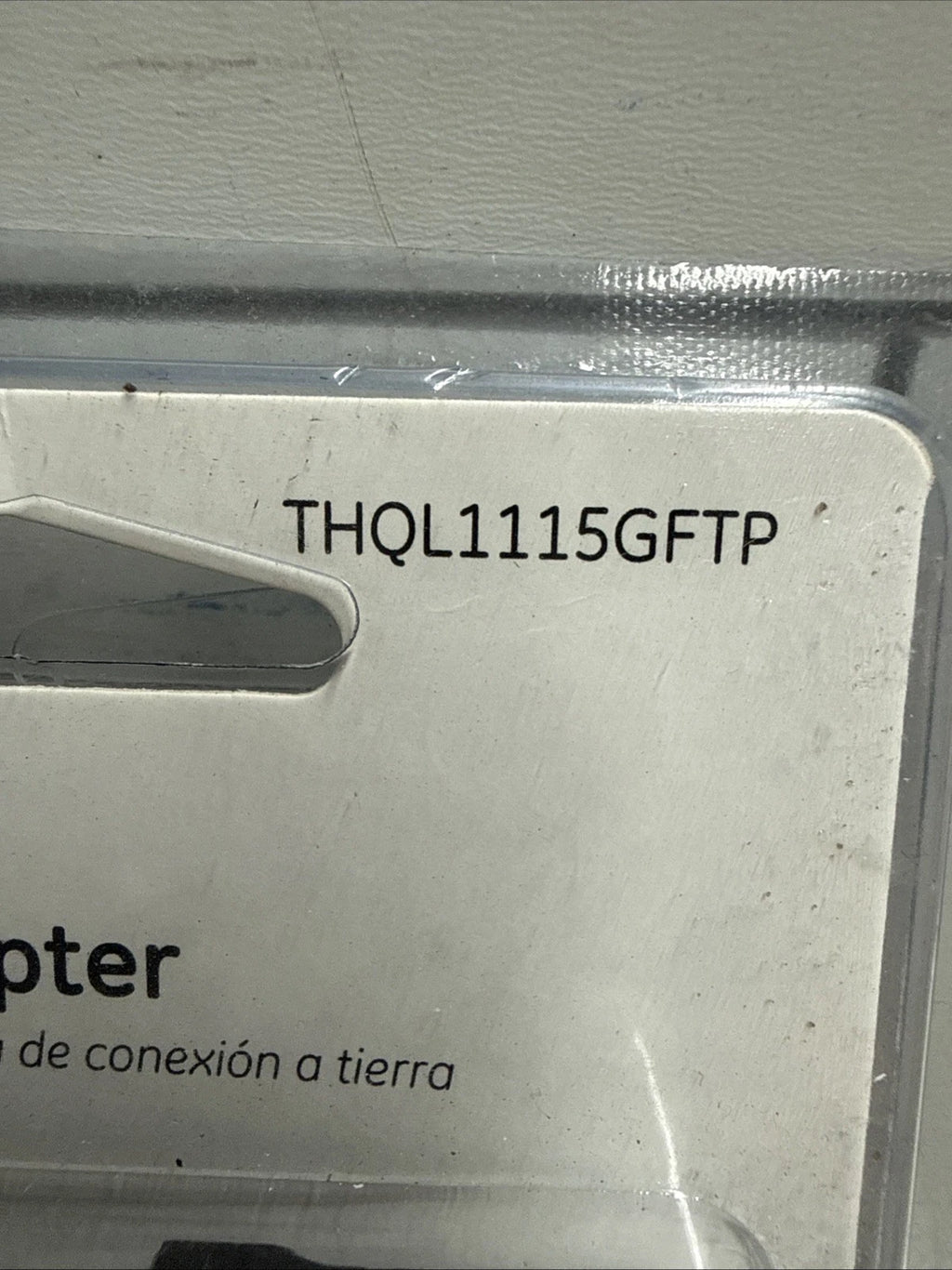 GE 15 Amp Single Pole Ground Fault Breaker with Self-Test (THQL1115GFTP)