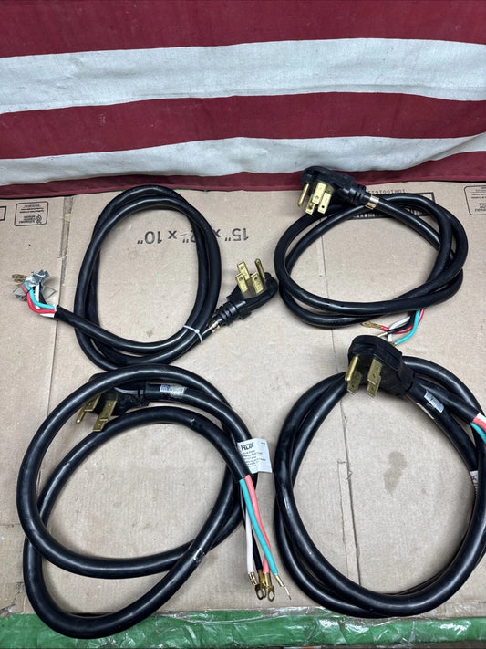 4- Pack HDX 6 ft. 50 Amp 4-Prong Range 6 Gauge Power Cord 575052