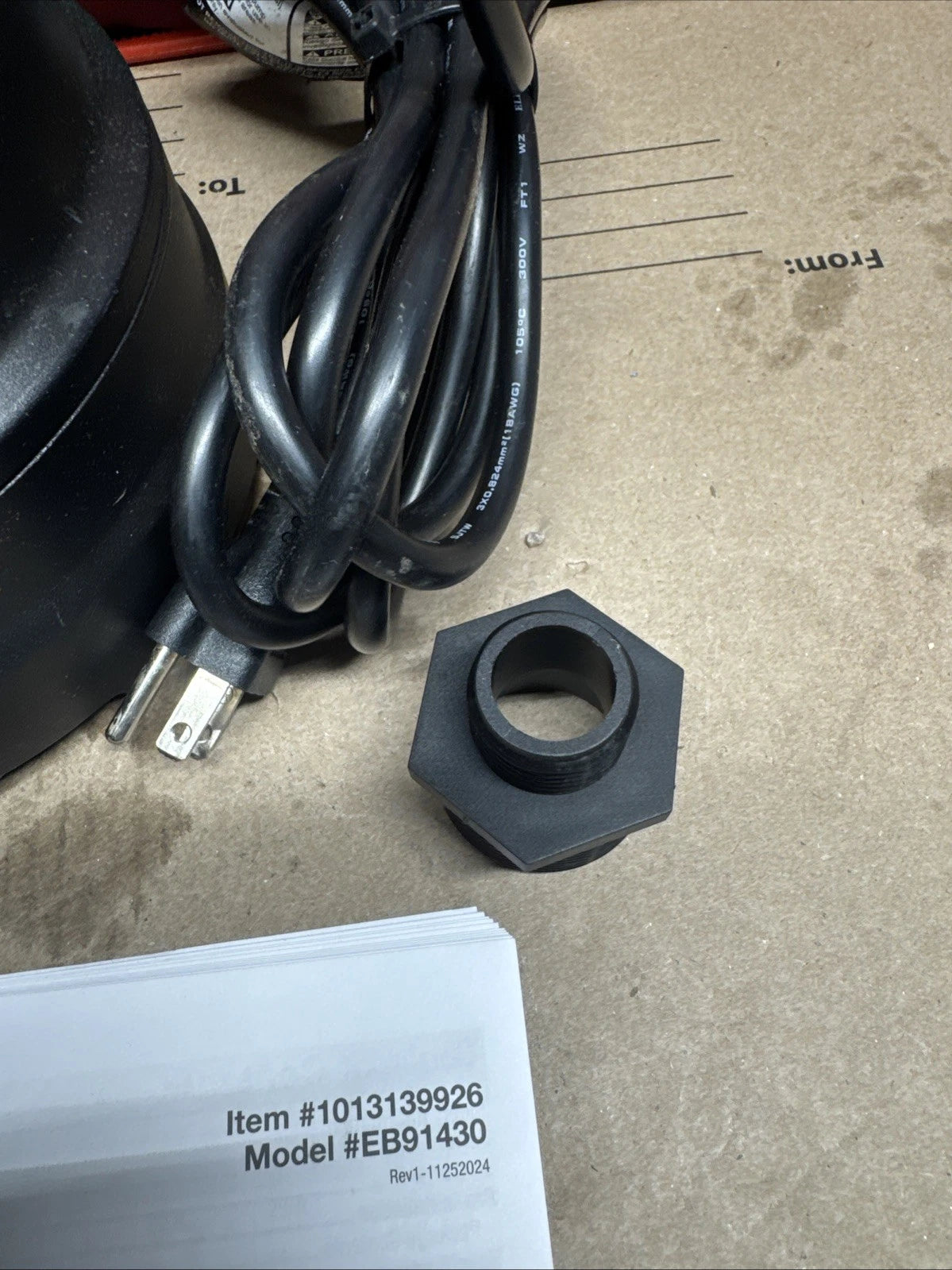 Everbilt 1/3 HP Submersible Aluminum Utility Pump