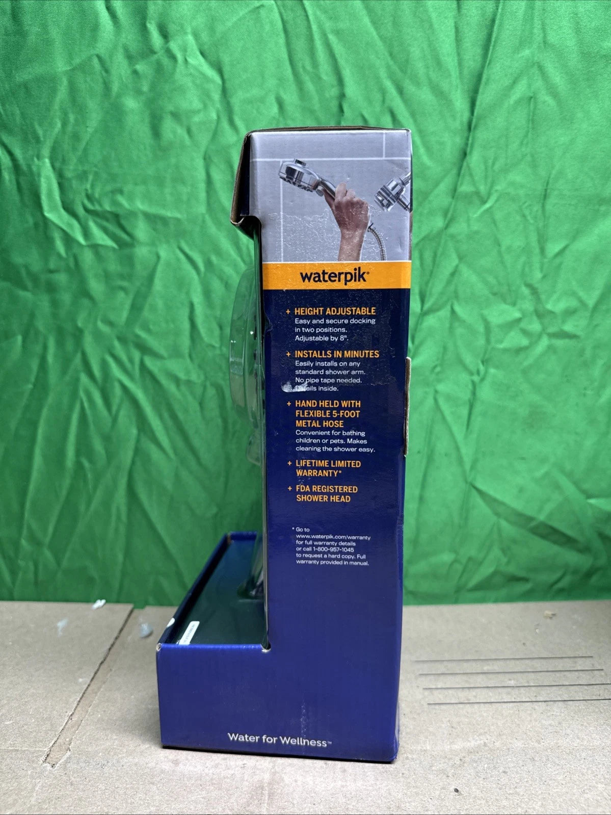 NEW Dualdock Multi-height 7spray wallmount handheld showerhead